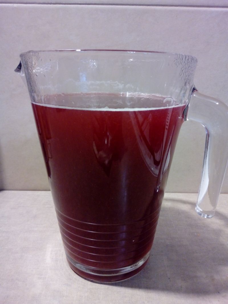 Kompot wiśniowo - czereśniowo - rabarbarowy