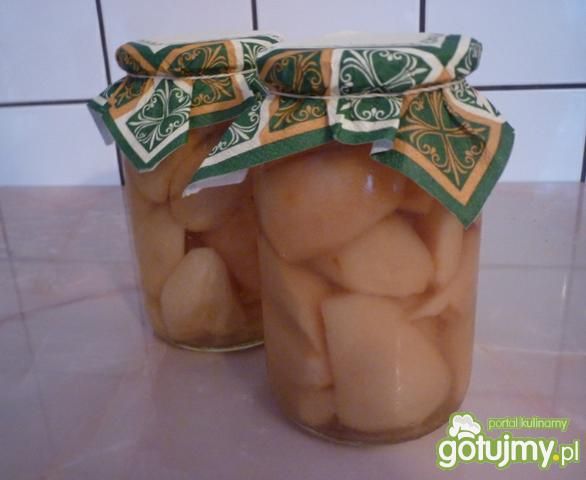 Kompot z gruszek z cynamonem