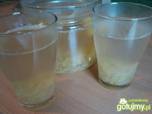 Kompot z jabłek, gruszek i rabarbaru Kompot z jabłek, gruszek i rabarbaru