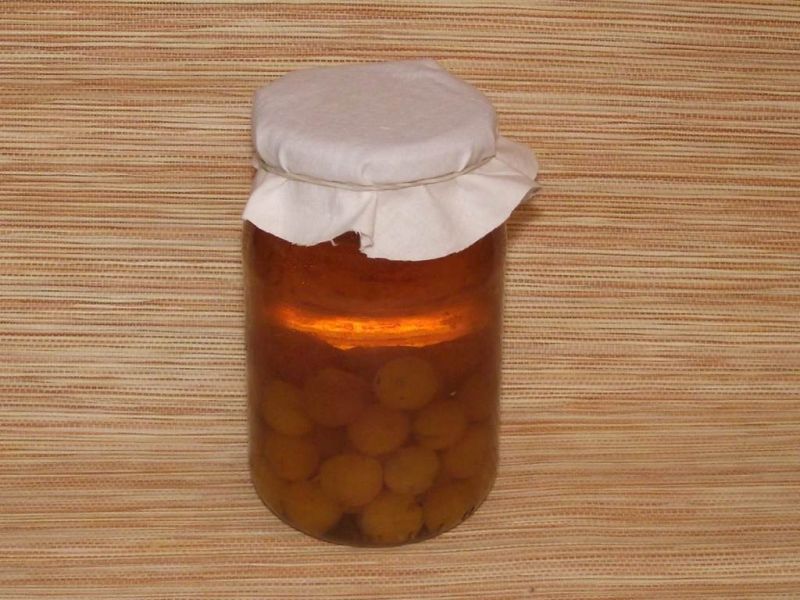 Kompot z mirabelek na zimę  Kompot z mirabelek na zimę