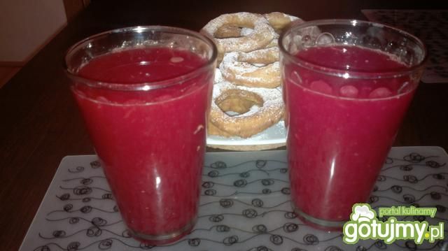 Kompot z Sanguinello i truskawek