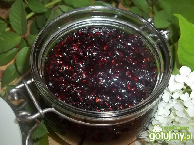 Konfitura malinowo-wiśniowa z lawendą