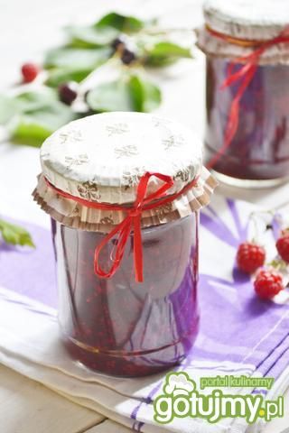 Konfitura wiśniowo-malinowa
