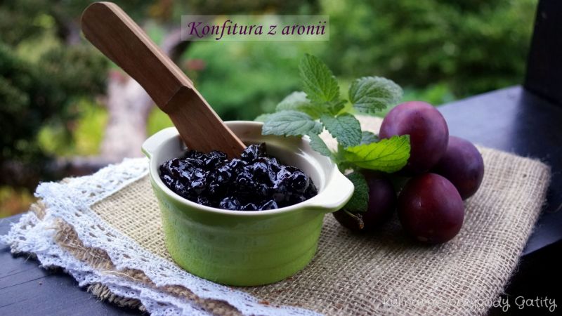 Konfitura z aronii i śliwek  Konfitura z aronii i śliwek