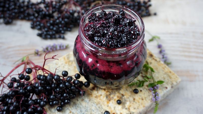 Konfitura z czarnego bzu