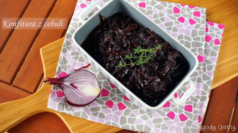 Konfitura z czerwonej cebuli 