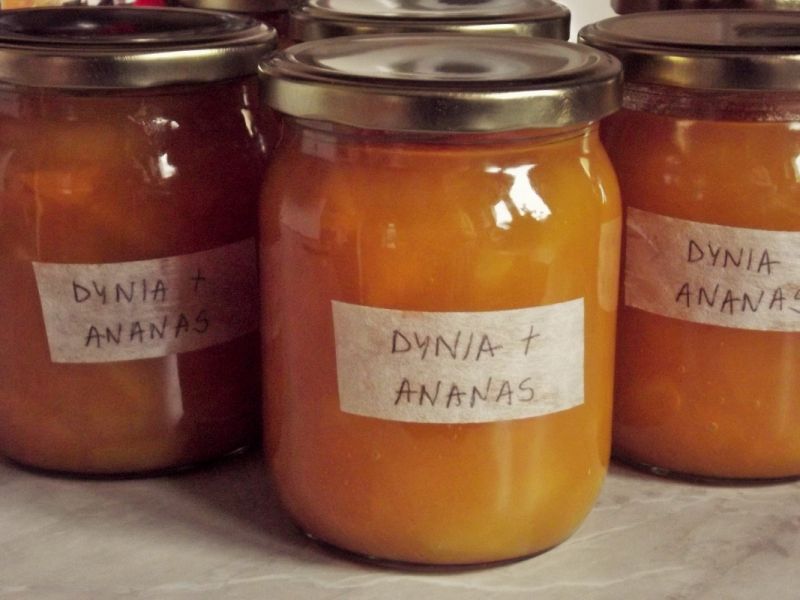 Konfitura z dyni z ananasem Konfitura z dyni z ananasem