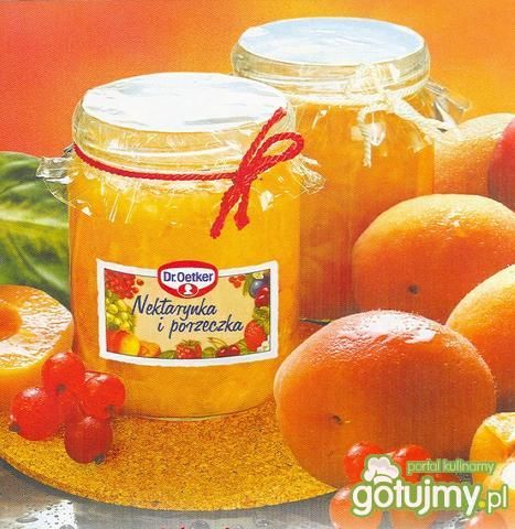 Konfitura z nektarynek i porzeczek Konfitura z nektarynek i porzeczek