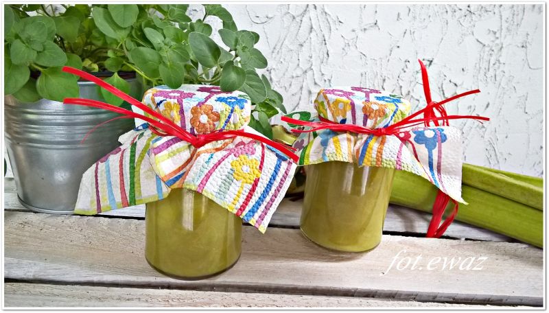 Konfitura z rabarbaru Konfitura z rabarbaru