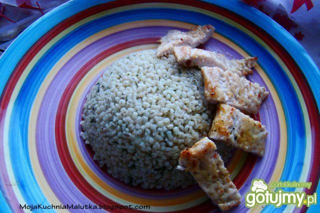 Koperkowa kasza z kurczakiem  Koperkowa kasza z kurczakiem