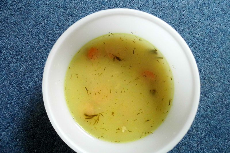 Koperkowa na jogurcie z ziemniakami