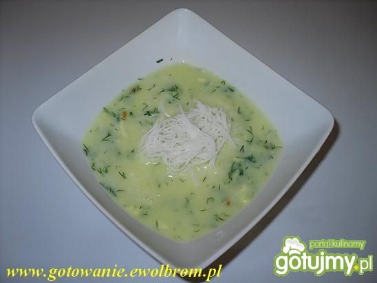 Koperkowa z makaronem ryżowym Koperkowa z makaronem ryżowym