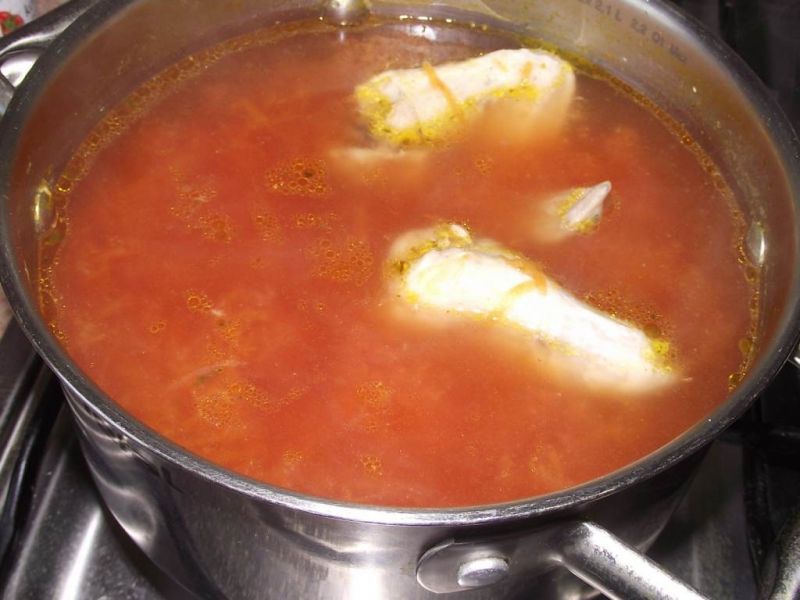 Koperkowa zupa pomidorowa 