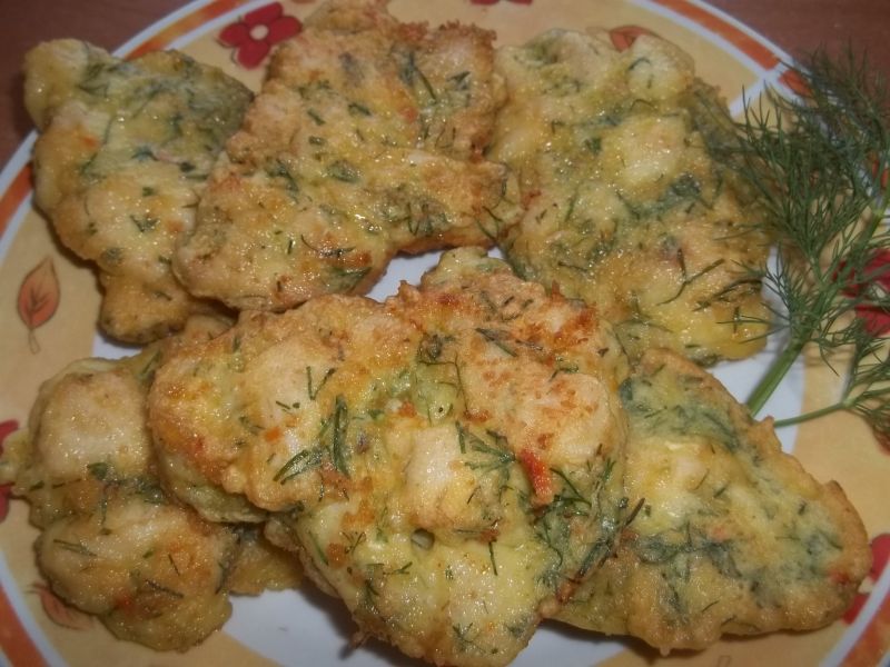 Koperkowe, drobiowe kotleciki Koperkowe, drobiowe kotleciki