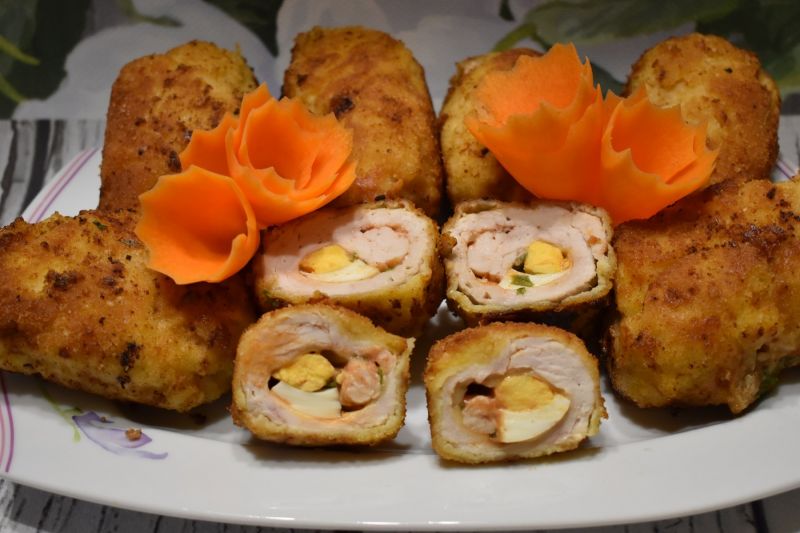 Kopertki z Indyka z jajkiem Kopertki z Indyka z jajkiem