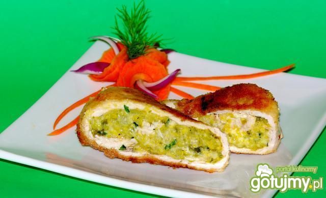 Koperty z brukselką i mozzarellą Koperty z brukselką i mozzarellą