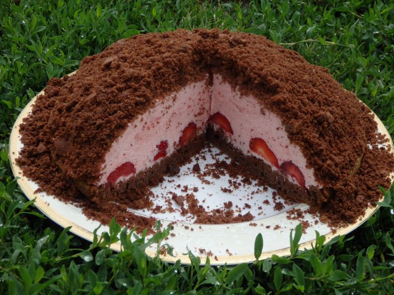 Kopiec kreta w wersji truskawkowej