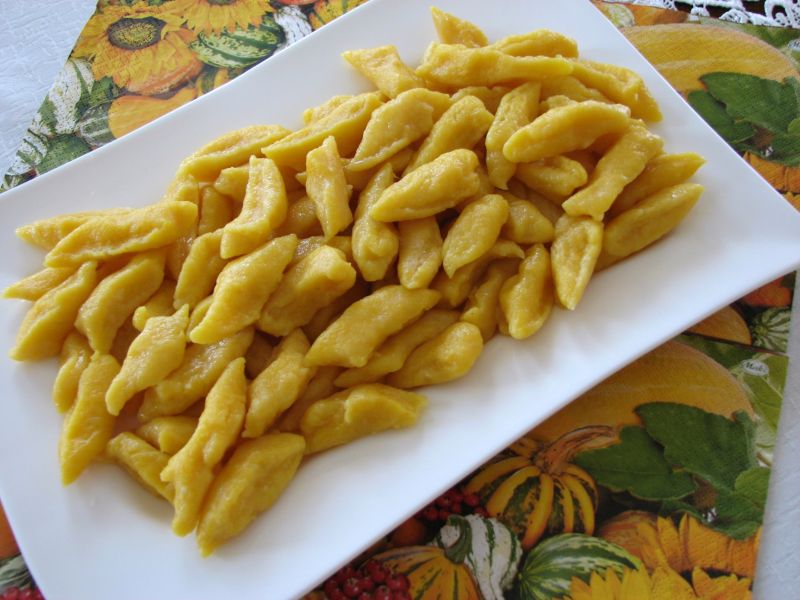 Kopytka dyniowo-ziemniaczane