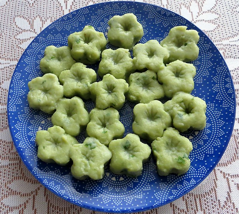 Kopytka "kwiatuszki"