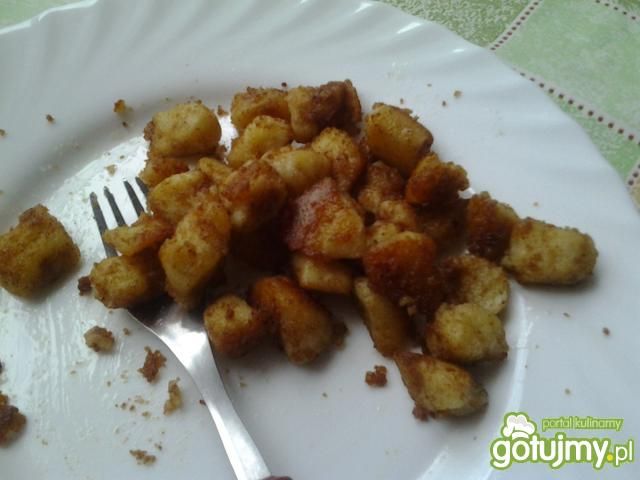 Kopytka obsmażane w bułce