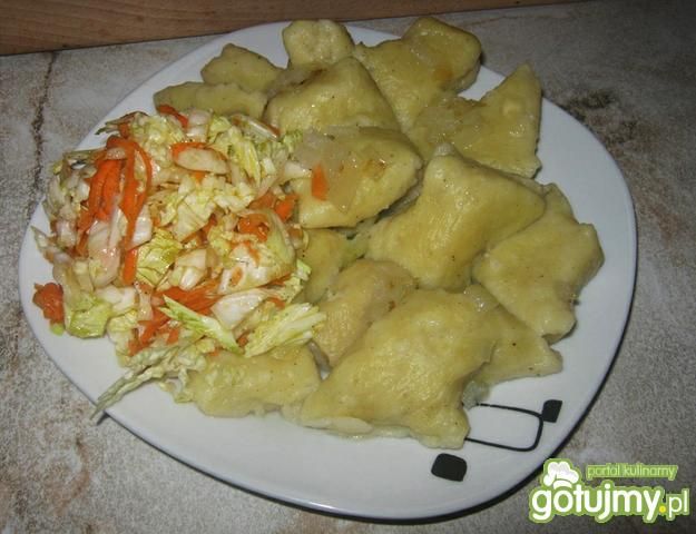 Kopytka ostre z cebulką Kopytka ostre z cebulką