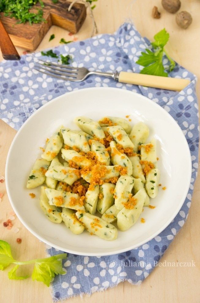 Kopytka pietruszkowe