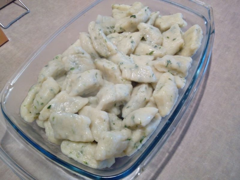 Kopytka szpinakowe Kopytka szpinakowe