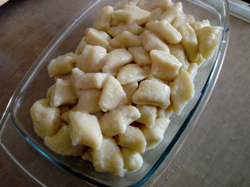 Kopytka z mozzarellą