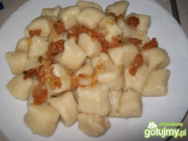 Kopytka ze skwarkami 2