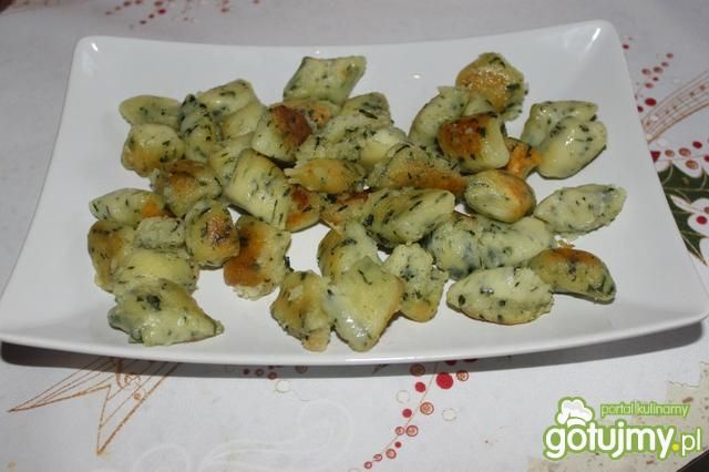 Kopytka ze szpinakiem  Kopytka ze szpinakiem