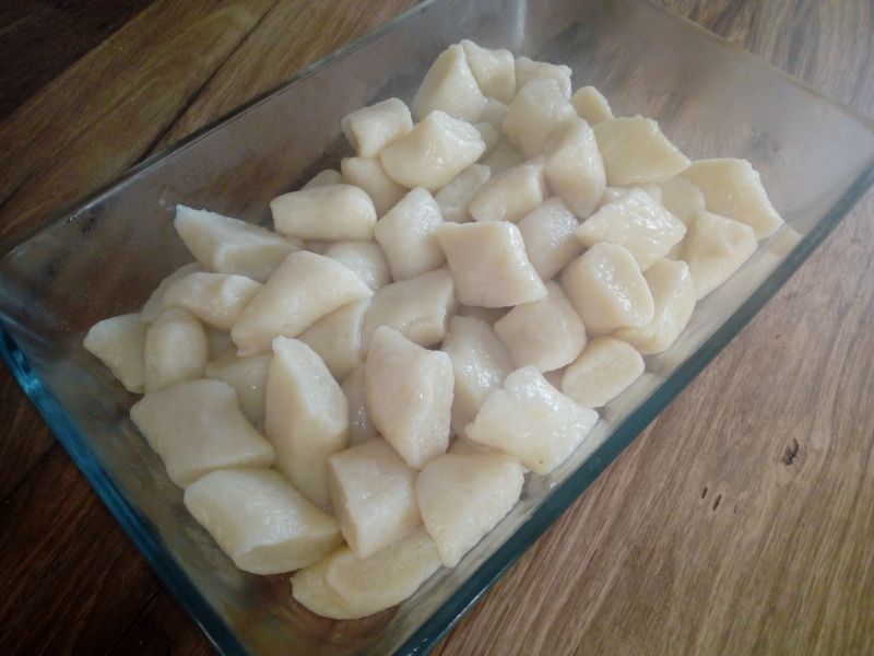 Kopytka ziemniaczano - ryżowe