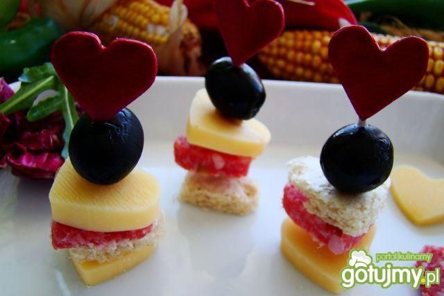 Koreczki dla zakochanych 