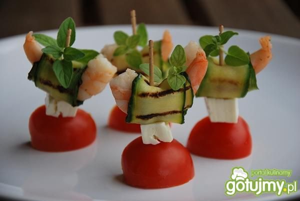 Koreczki krewetkowe Koreczki krewetkowe