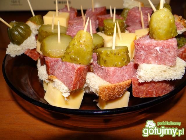 Koreczki na wieczorną biesiade