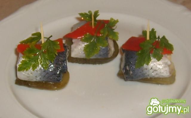 Koreczki śledziowe wg beatkaa153