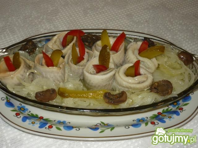 Koreczki śledziowe wg Danusi