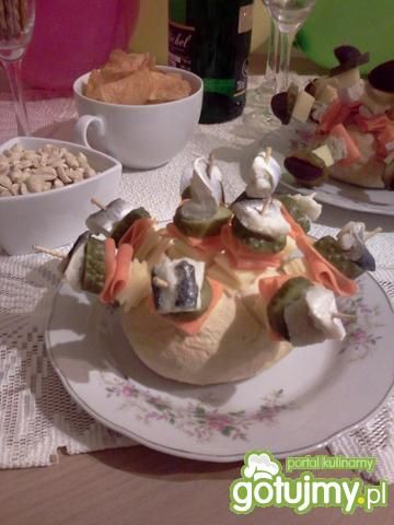 Koreczki śledziowo-serowe wg Moniki Koreczki śledziowo-serowe wg Moniki