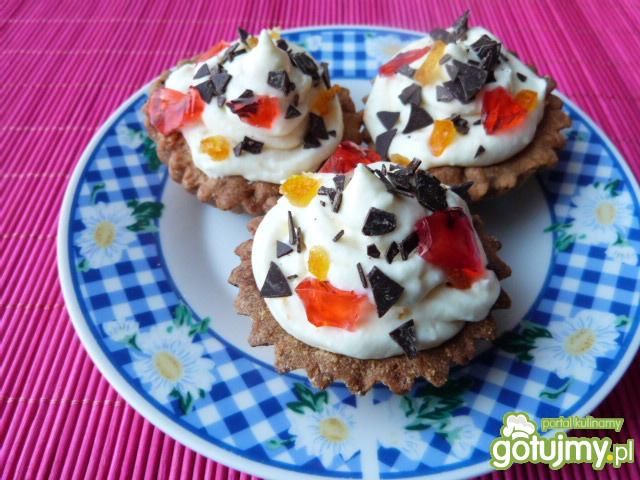 Korzenne babeczki z pomarańczowym kremem