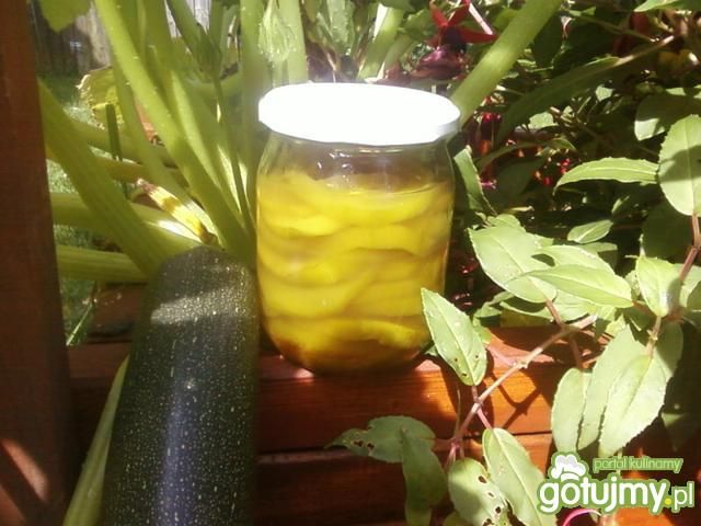 Korzenne krążki cukiniowe. Korzenne krążki cukiniowe.