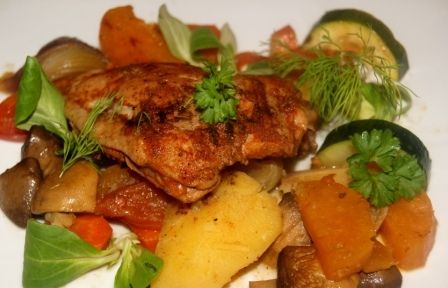 Korzenny kurczak z warzywami Korzenny kurczak z warzywami