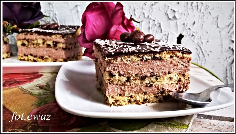 Kostka czekoladowo - kawowa