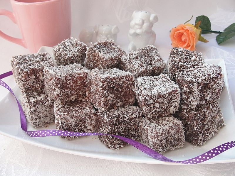 Kostka kokosowa - lamingtony