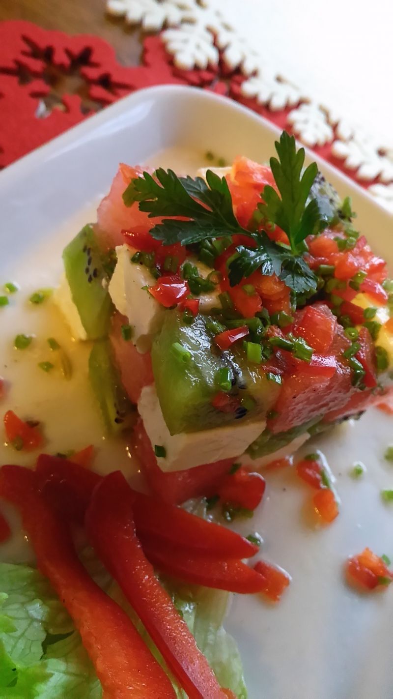 Kostka owocowo- serowa 