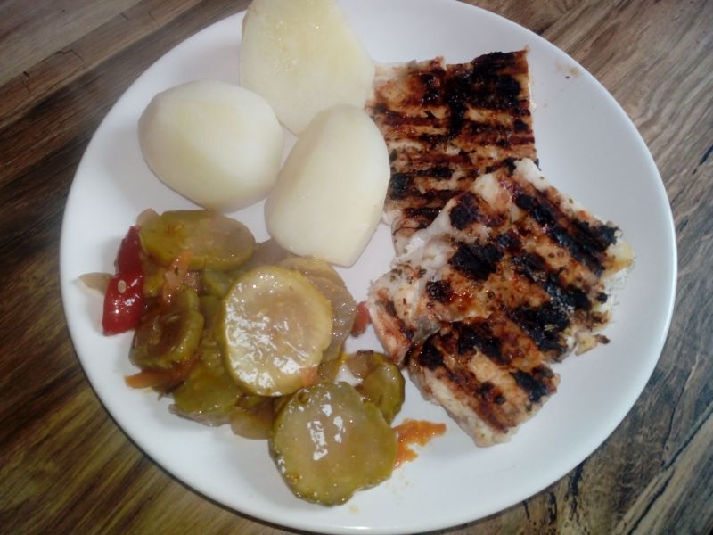 Kostka z dorsza z grilla