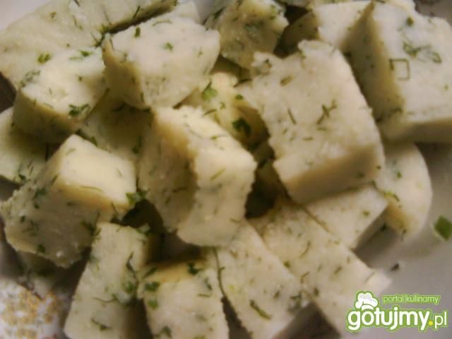 Kostka z kaszy manny