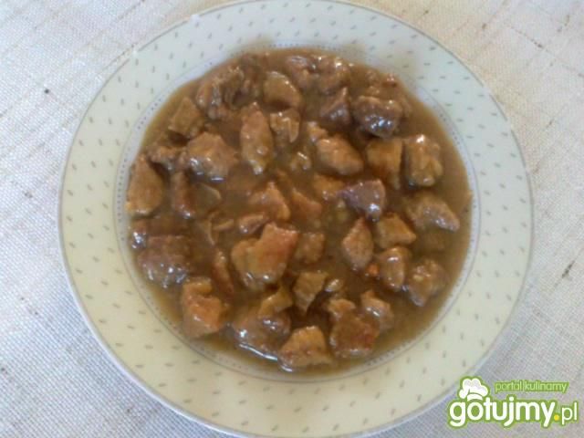 Kostki wieprzowe w sosie Kostki wieprzowe w sosie