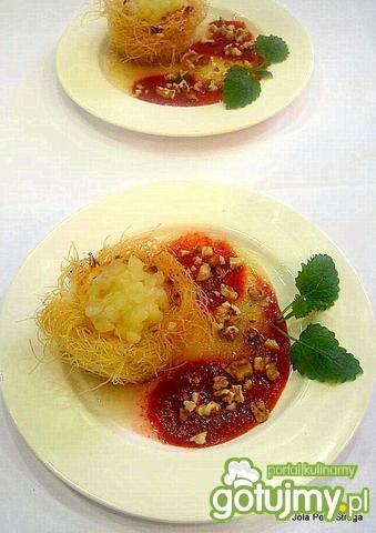 Koszyczki - serniczki z kataifi Koszyczki - serniczki z kataifi