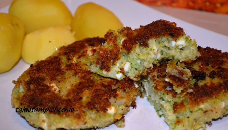 Kotleciki brokuł - kalafior  Kotleciki brokuł - kalafior