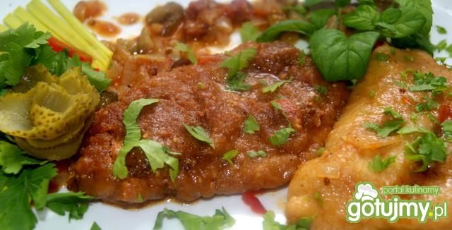 Kotleciki drobiowe w sosie ,,lodówkowym,