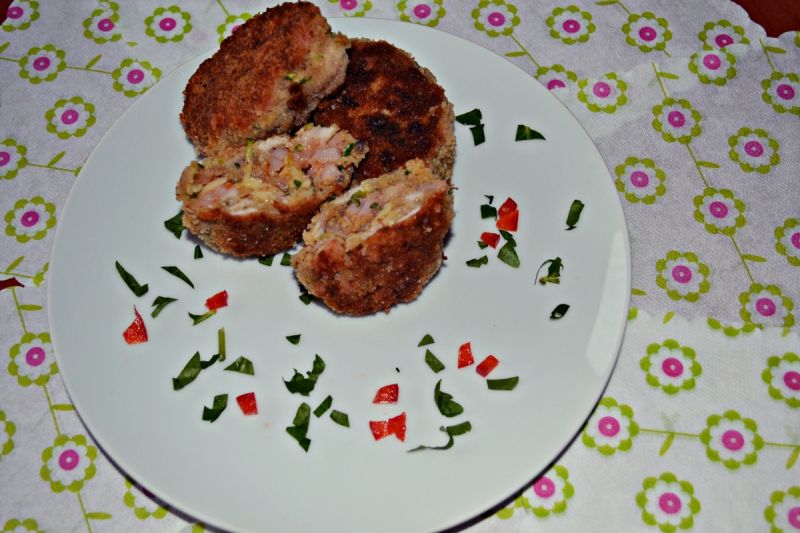 Kotleciki drobiowe z cukinią